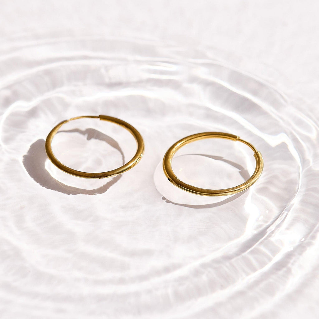 Evry Jewels Thin Evryday Hoop Earrings