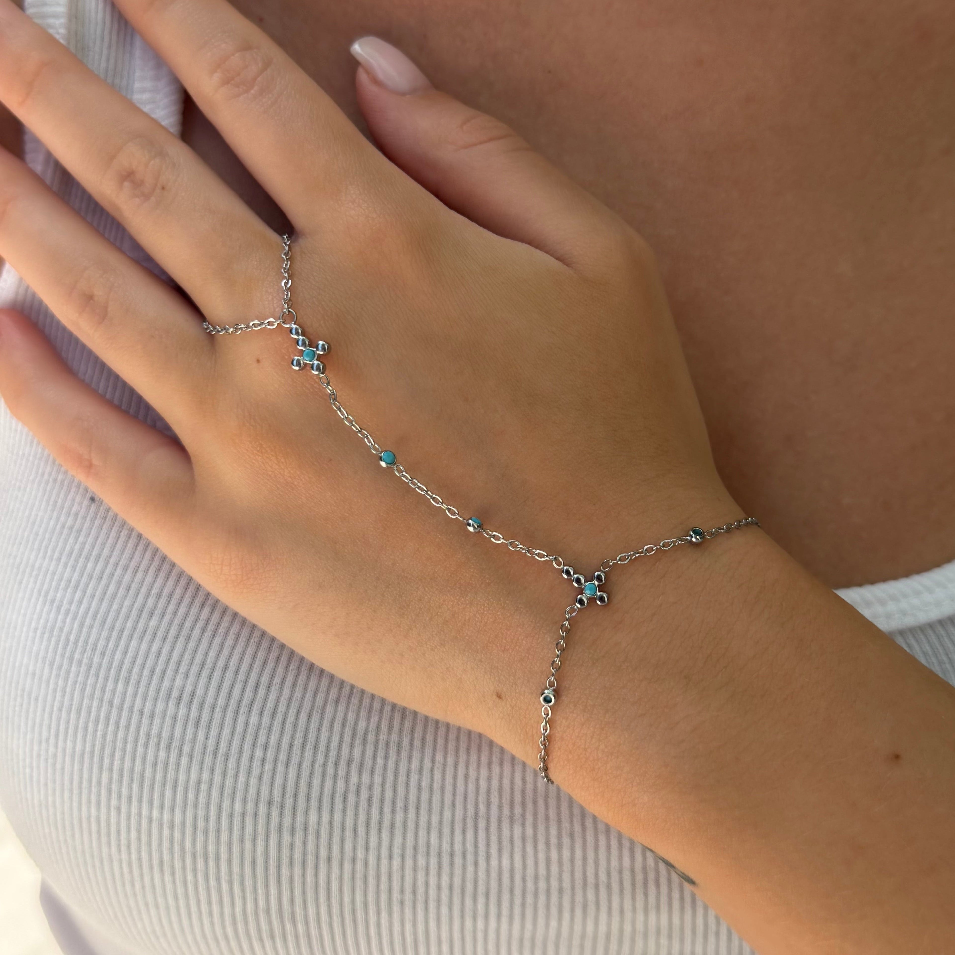 Evry Jewels Faith Babe Hand Chain
