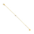 Evry Jewels Initial Crystal Bracelet