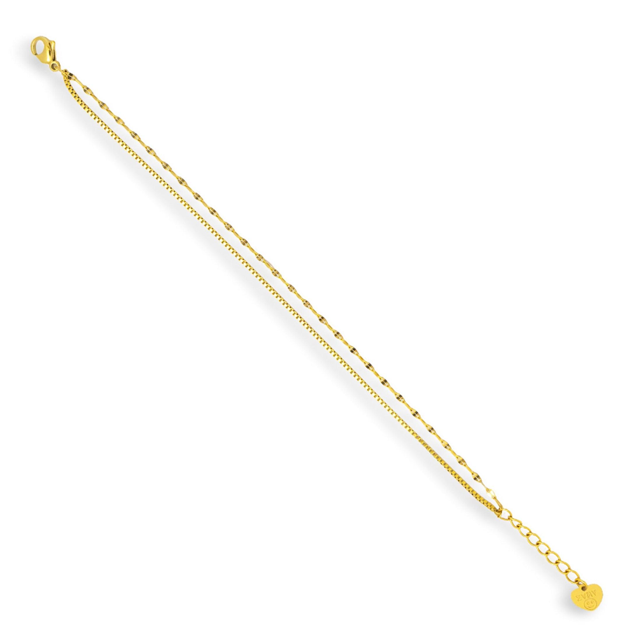 Evry Jewels Duo Chain Bracelet