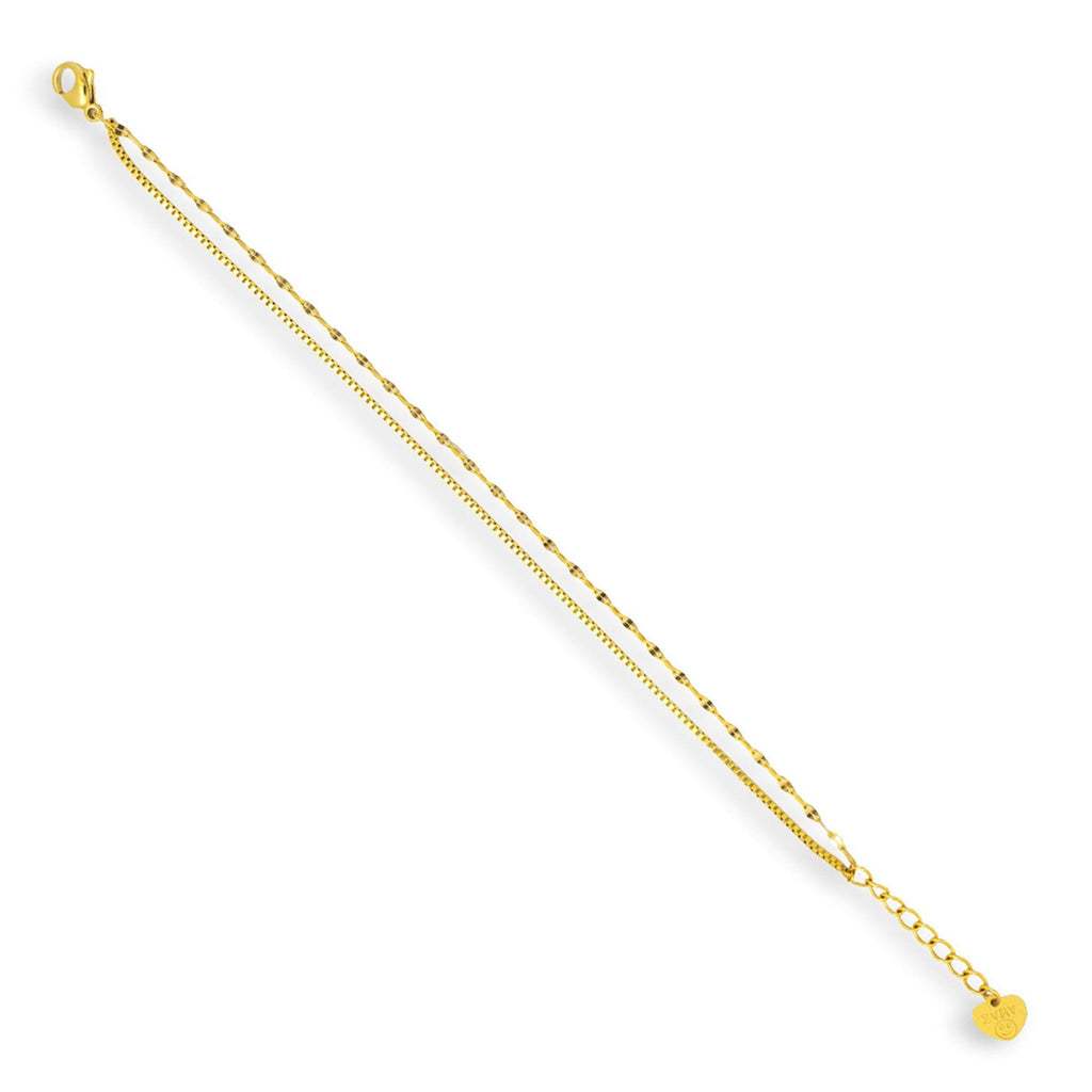 Evry Jewels Duo Chain Bracelet