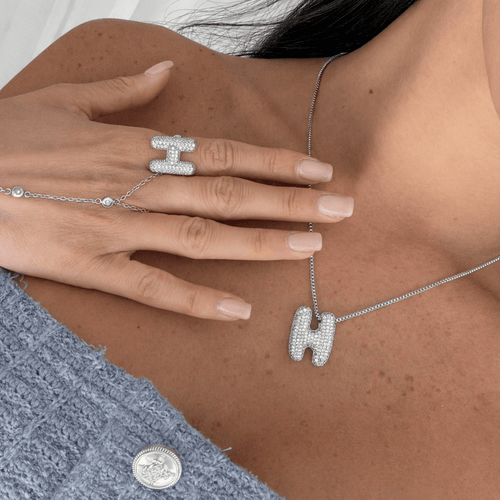 Evry Jewels Adore Me Ring & Necklace 2 Piece Bundle