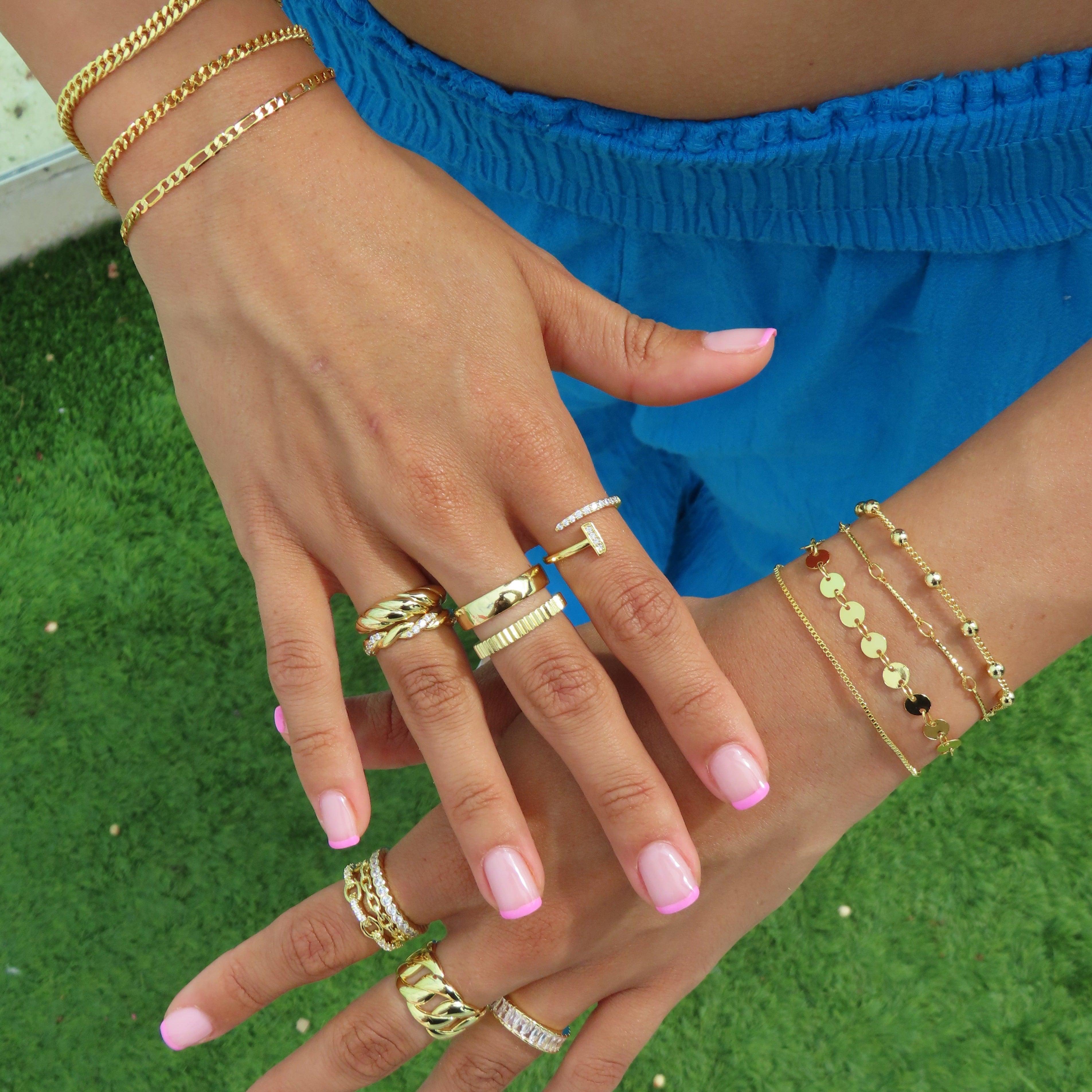 Evry Jewels Bar Chain Bracelet