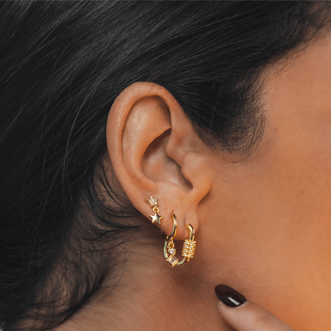 Evry Jewels Brightest Star Earrings
