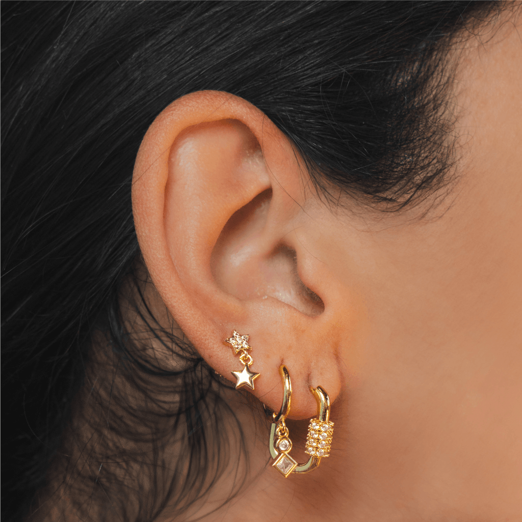 Evry Jewels Brightest Star Earrings