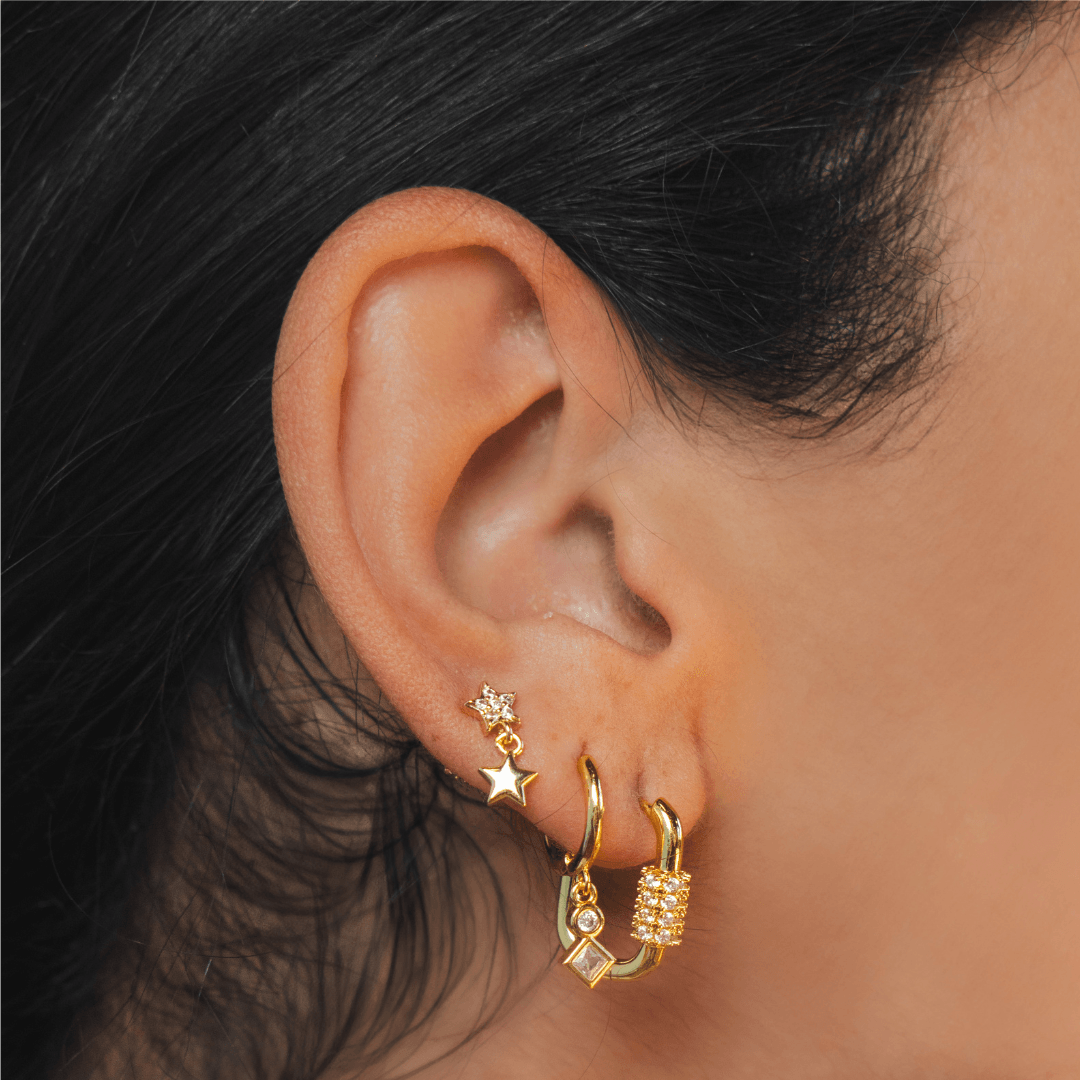 Evry Jewels Brightest Star Earrings