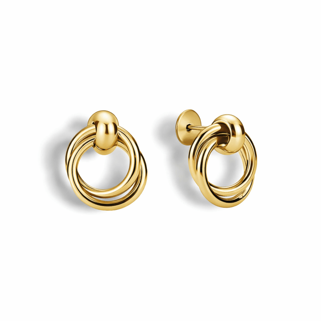 Evry Jewels San Francisco Flat Back Earrings