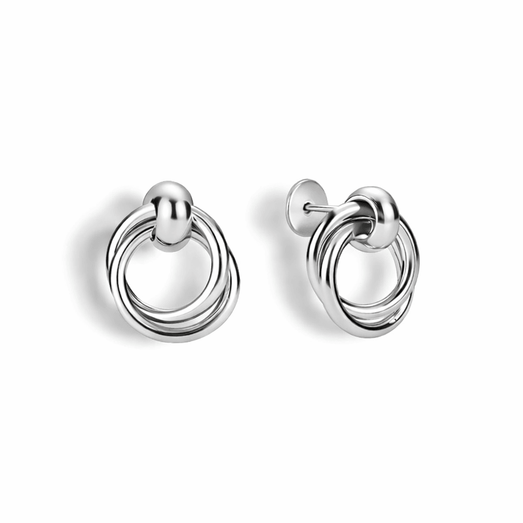 Evry Jewels San Francisco Flat Back Earrings
