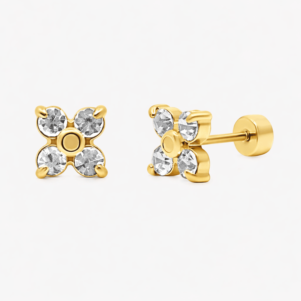 Evry Jewels Hana Flat Back Earrings