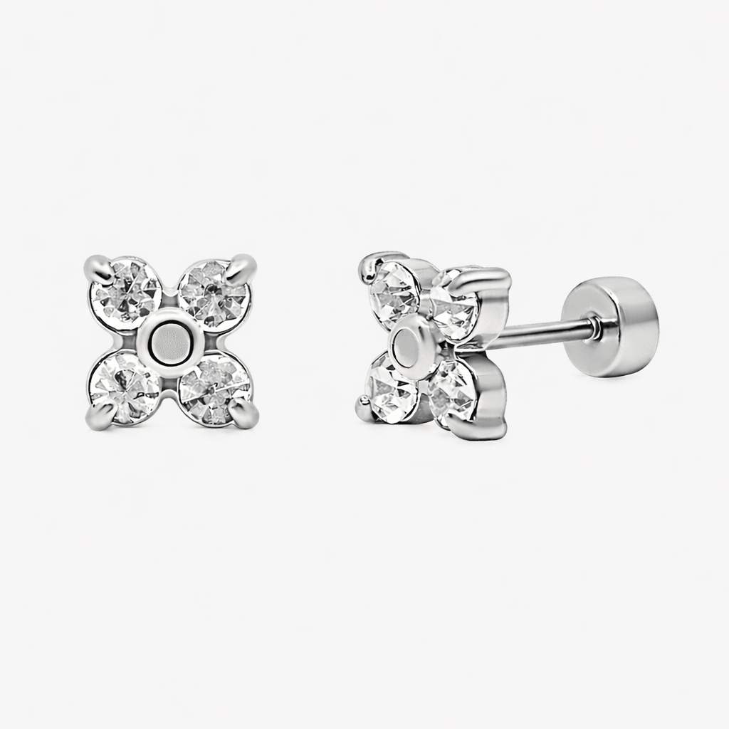 Evry Jewels Hana Flat Back Earrings