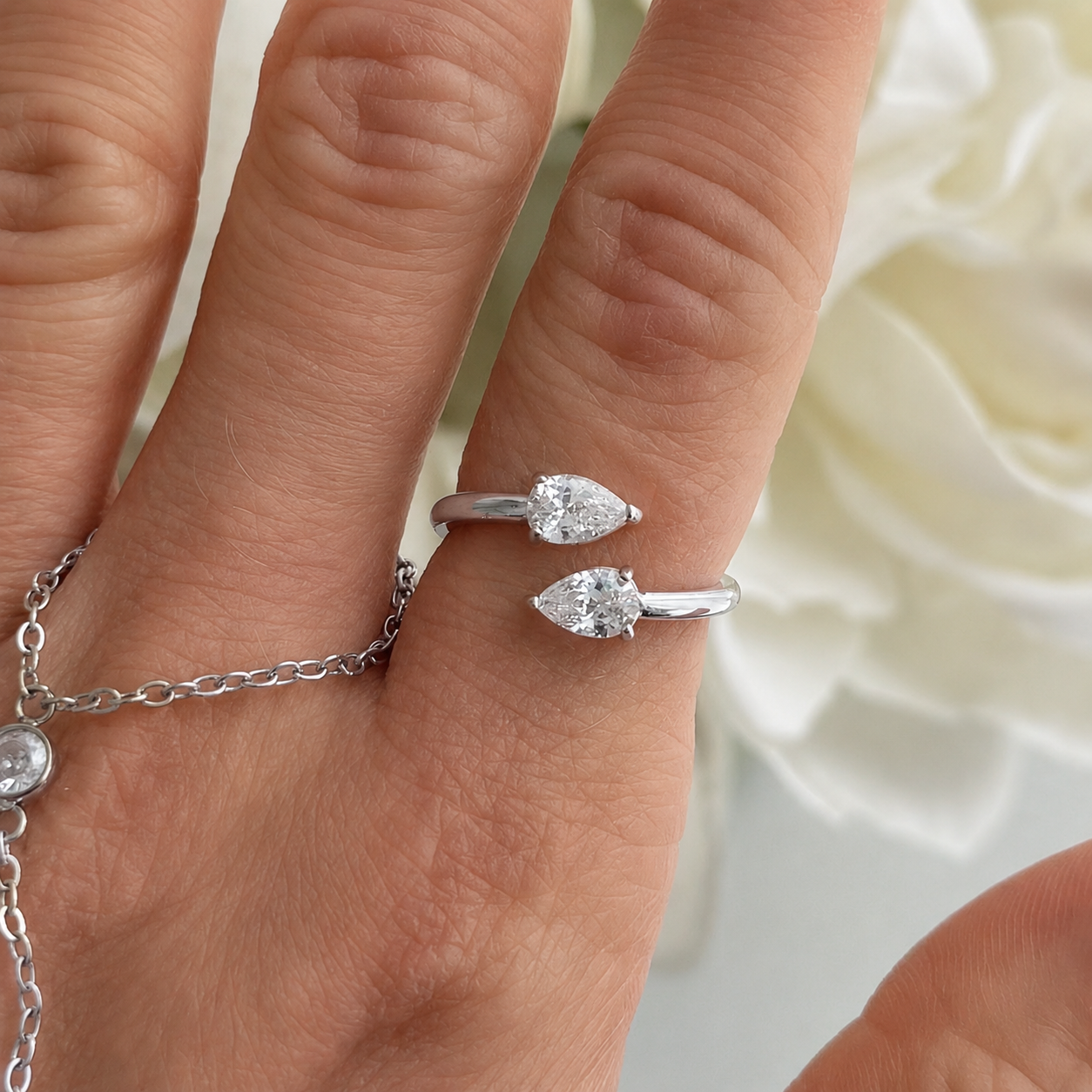 Evry Jewels Martini Pinky Ring