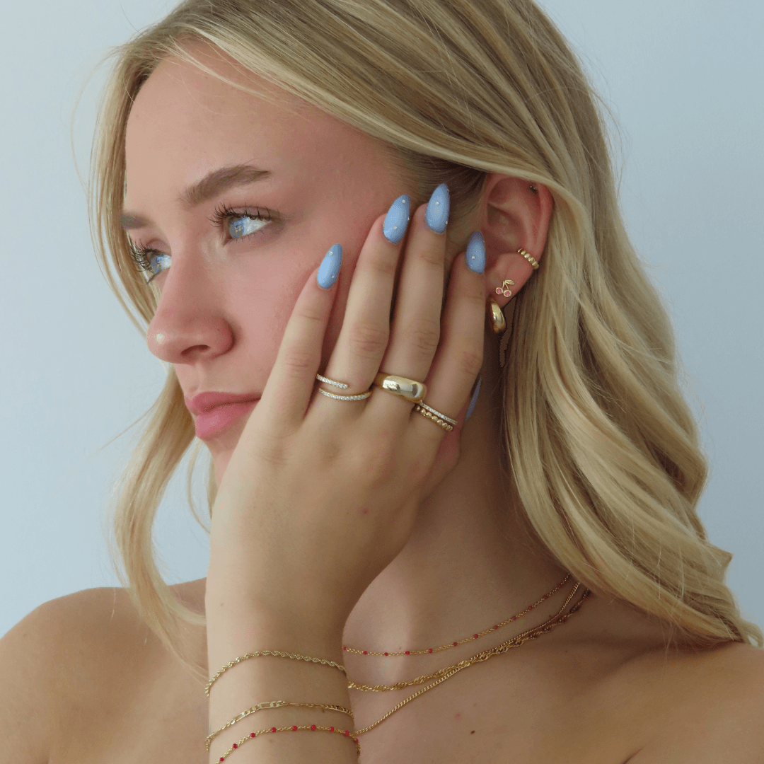 Evry Jewels Cherry On Top Earrings