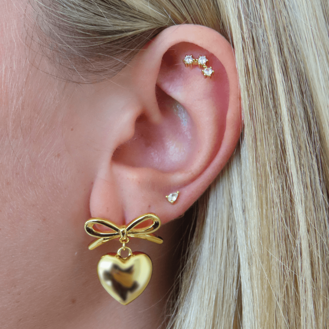 Evry Jewels Cute Heart Earrings