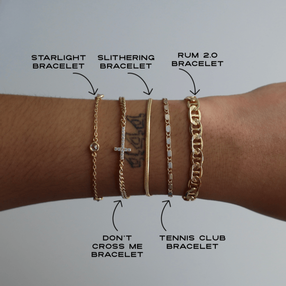 Evry Jewels Don't Cross Me Bracelet