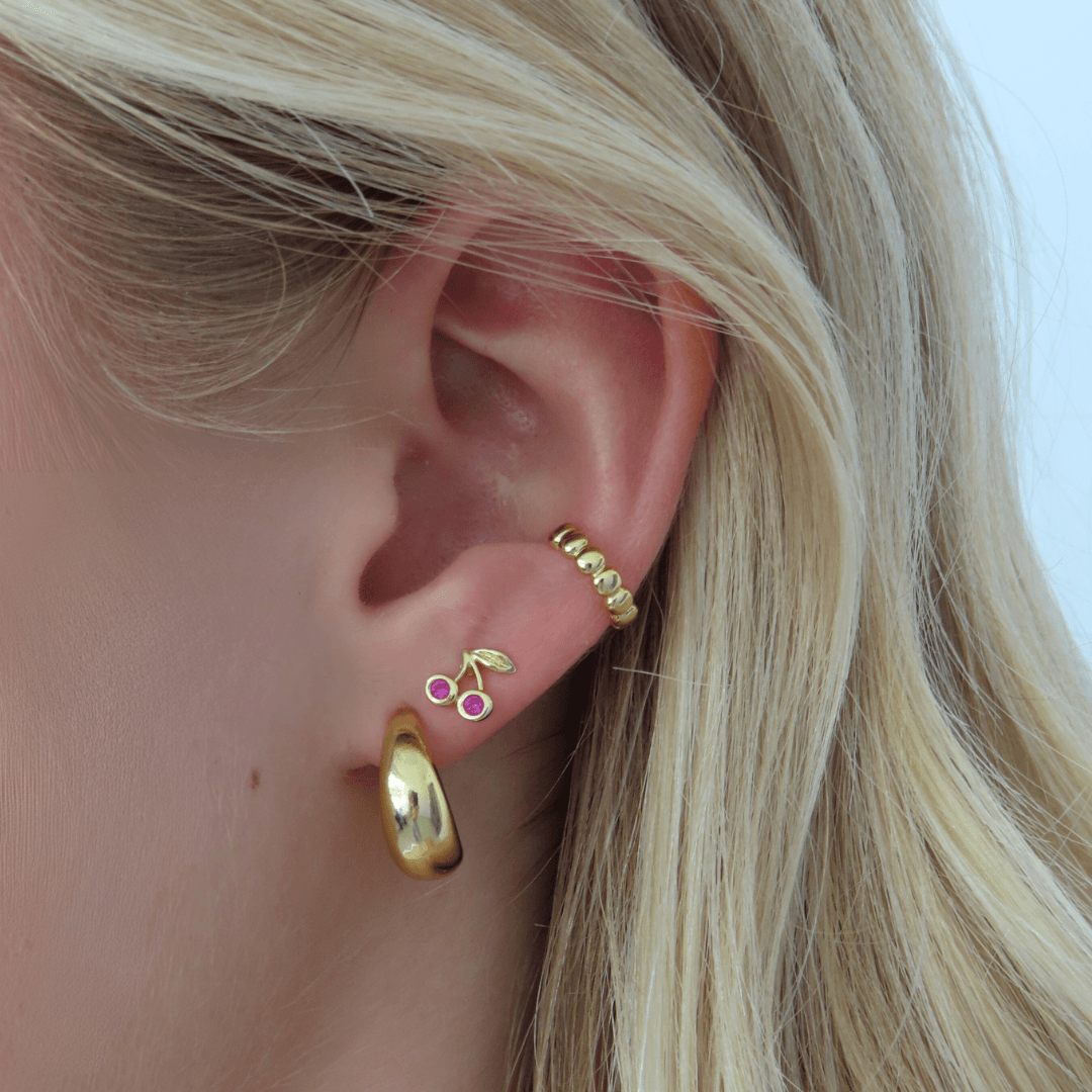 Evry Jewels Dotted Ear Cuff
