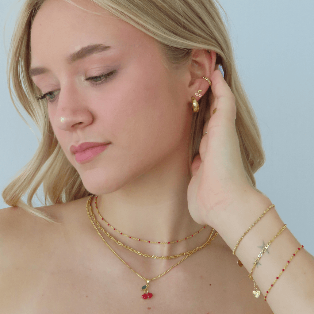 Evry Jewels Dotted Ear Cuff