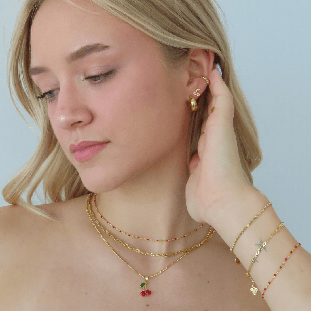 Evry Jewels Dotted Ear Cuff