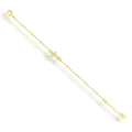 Evry Jewels Double Cross Me Bracelet