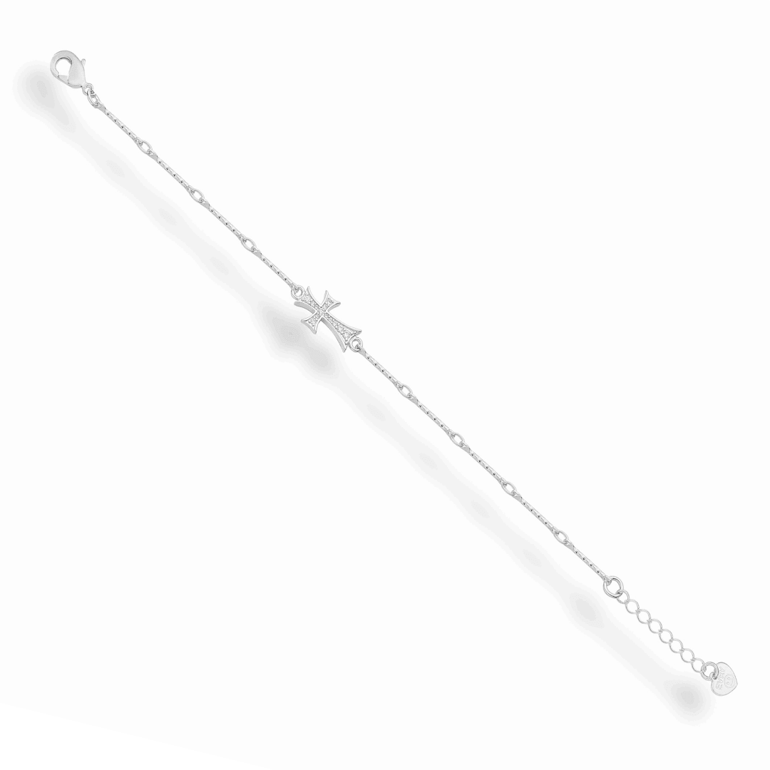 Evry Jewels Double Cross Me Bracelet