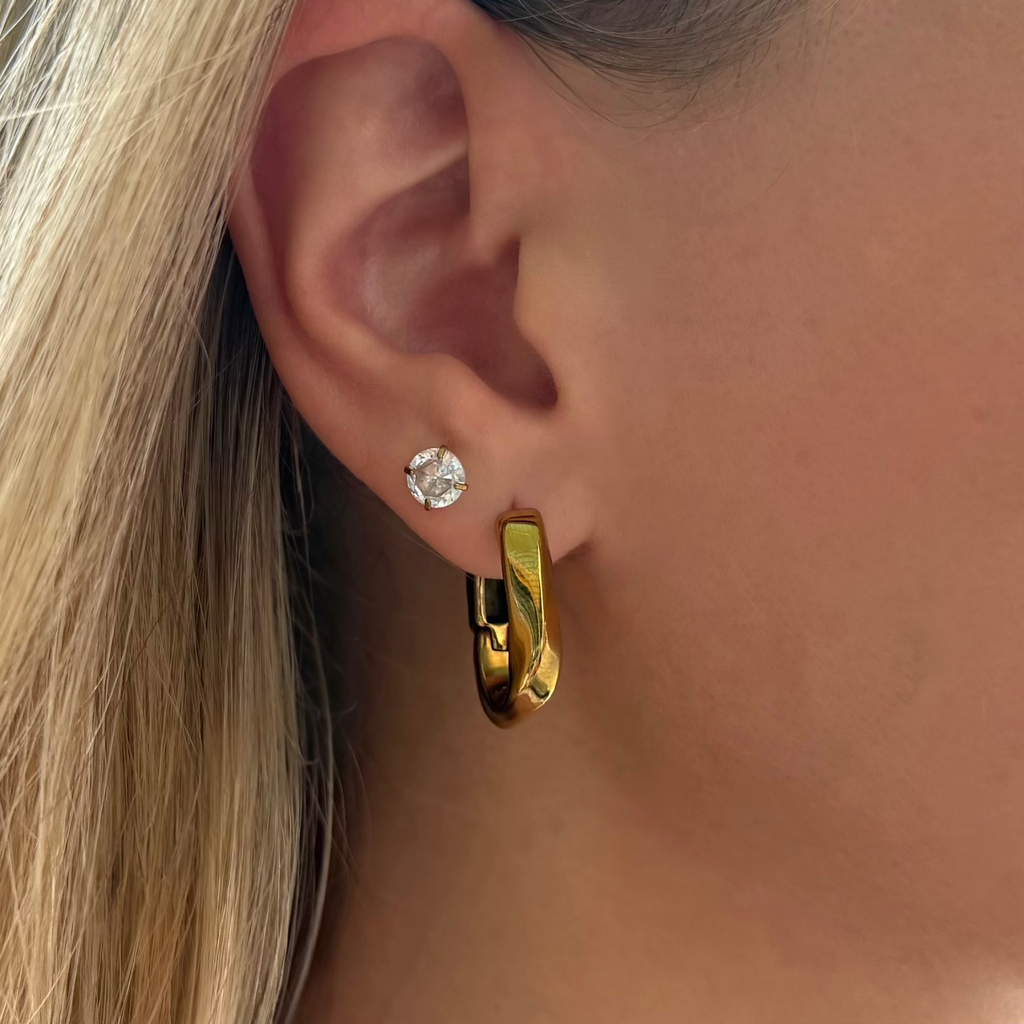 Evry Jewels Glazed Girl Earrings