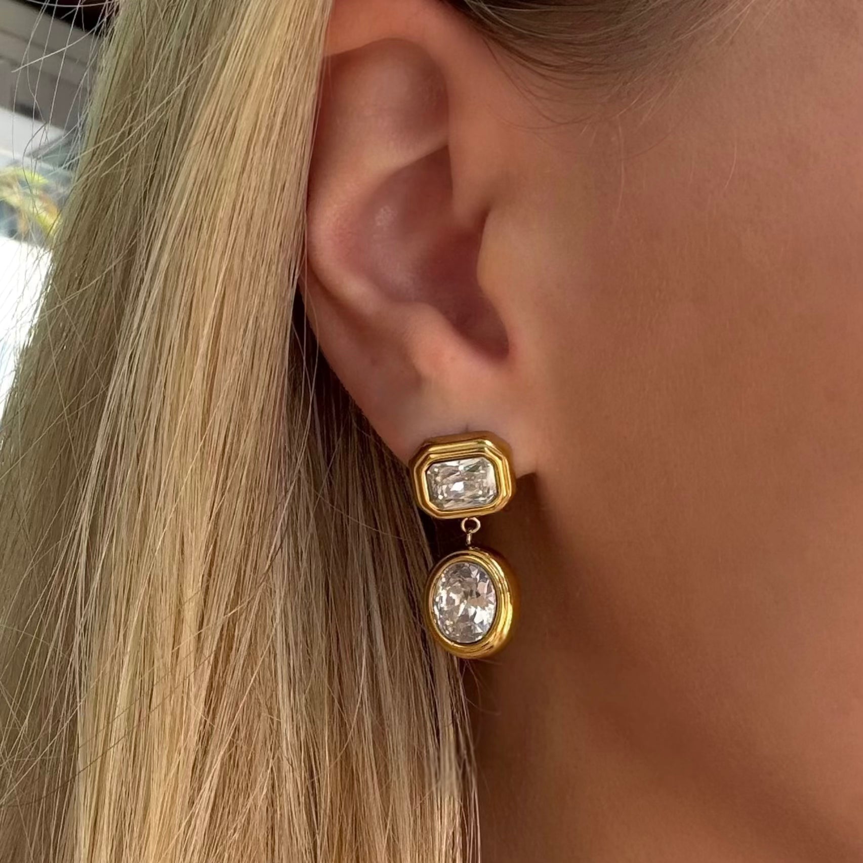 Evry Jewels Major Glow Dangle Earrings