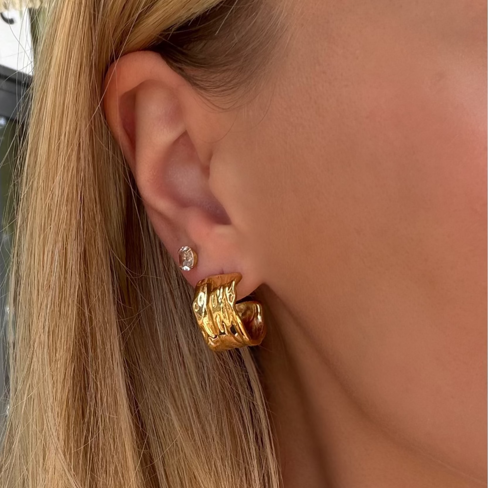 Evry Jewels Liquid Shine Earrings