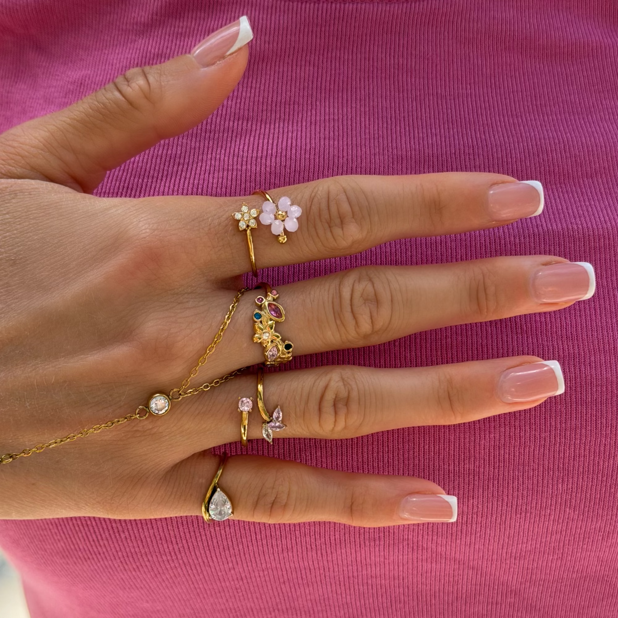 Evry Jewels Blush Bloom Ring