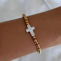 Evry Jewels Little Blessings Cross Beaded Bracelet