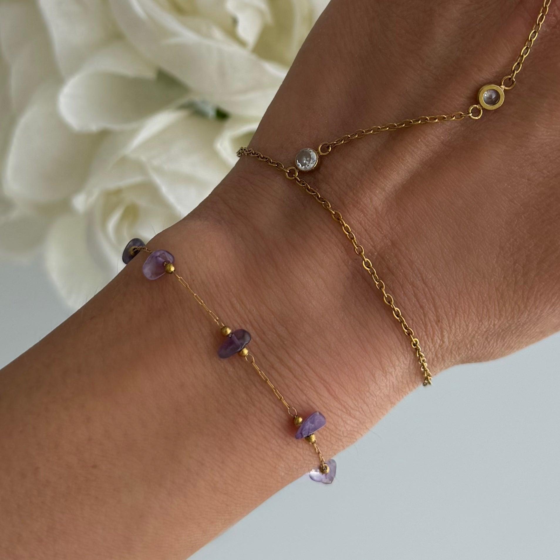 Evry Jewels Healing Stone Angel Bracelet