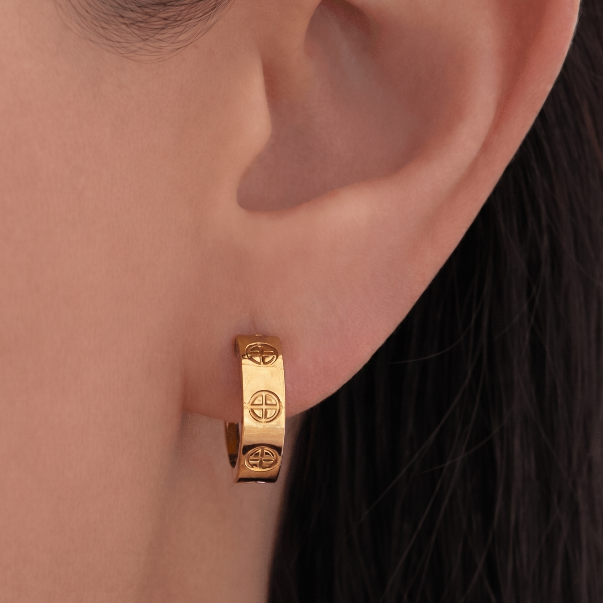 Evry Jewels Linked Babe Earrings