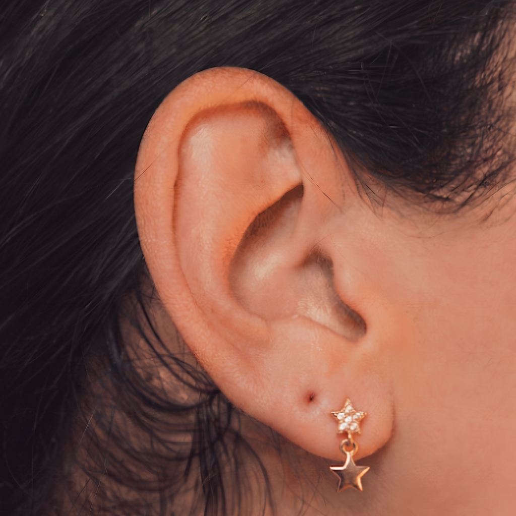 Evry Jewels Brightest Star Earrings