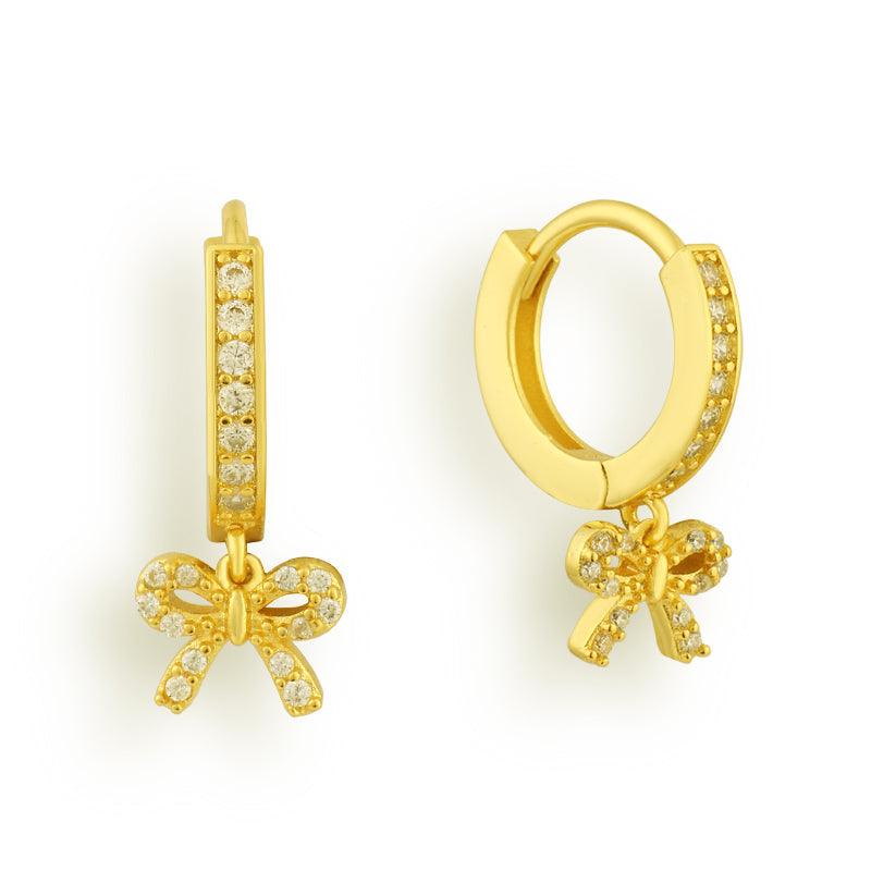 Evry Jewels Belle Bow Earrings