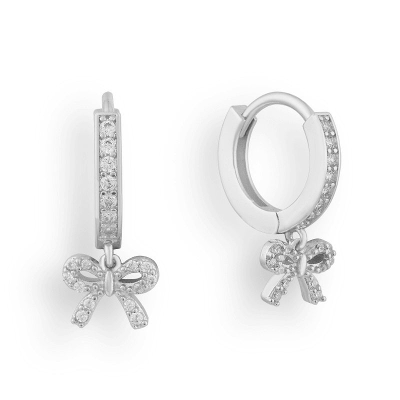 Evry Jewels Belle Bow Earrings