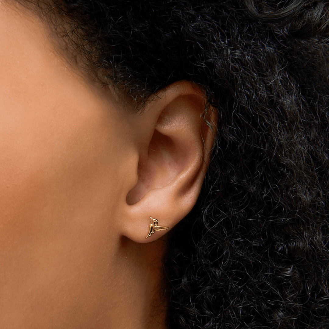 Evry Jewels Hummingbird Earrings