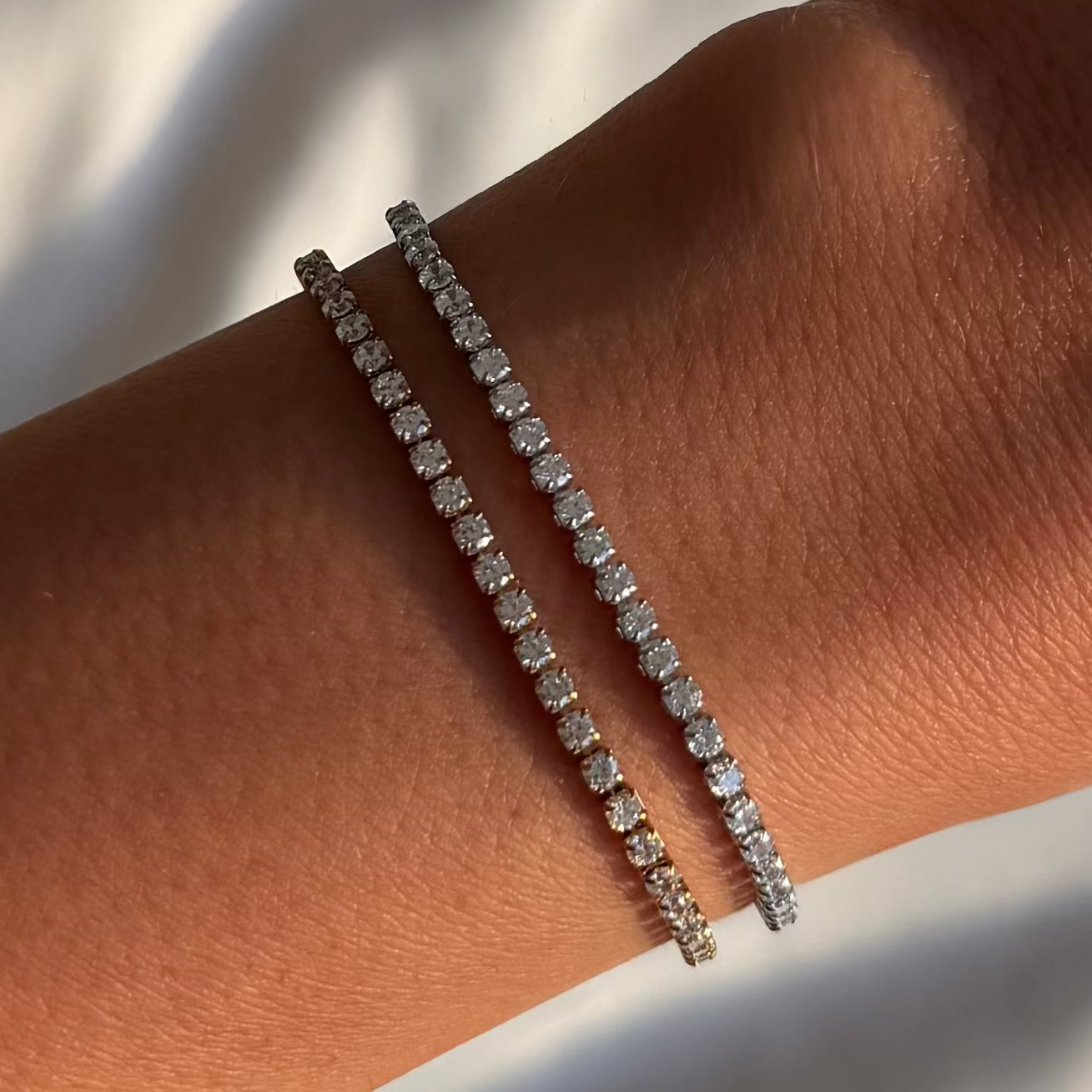 Evry Jewels Honeymoon Tennis Bracelet