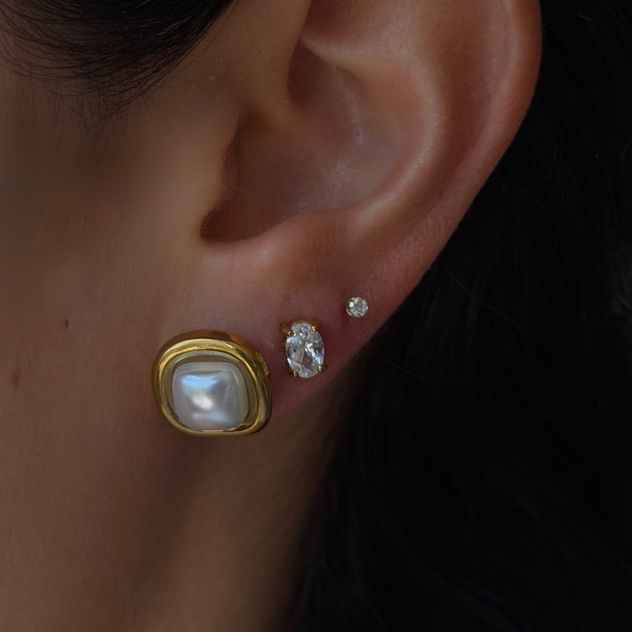 Evry Jewels Daisy Dreams Pearl Earrings