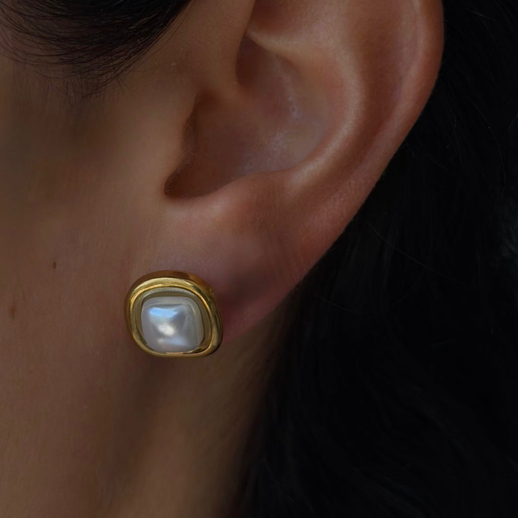 Evry Jewels Daisy Dreams Pearl Earrings
