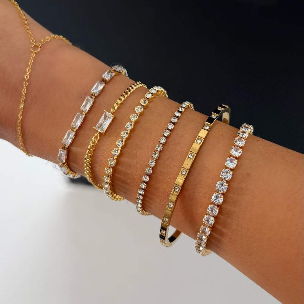 Evry Jewels Gem Bar Bracelet