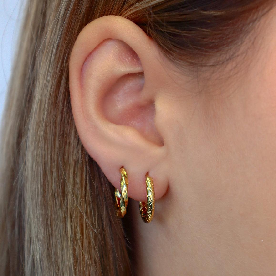 Evry Jewels Round & Round 2-Piece Earrings Set