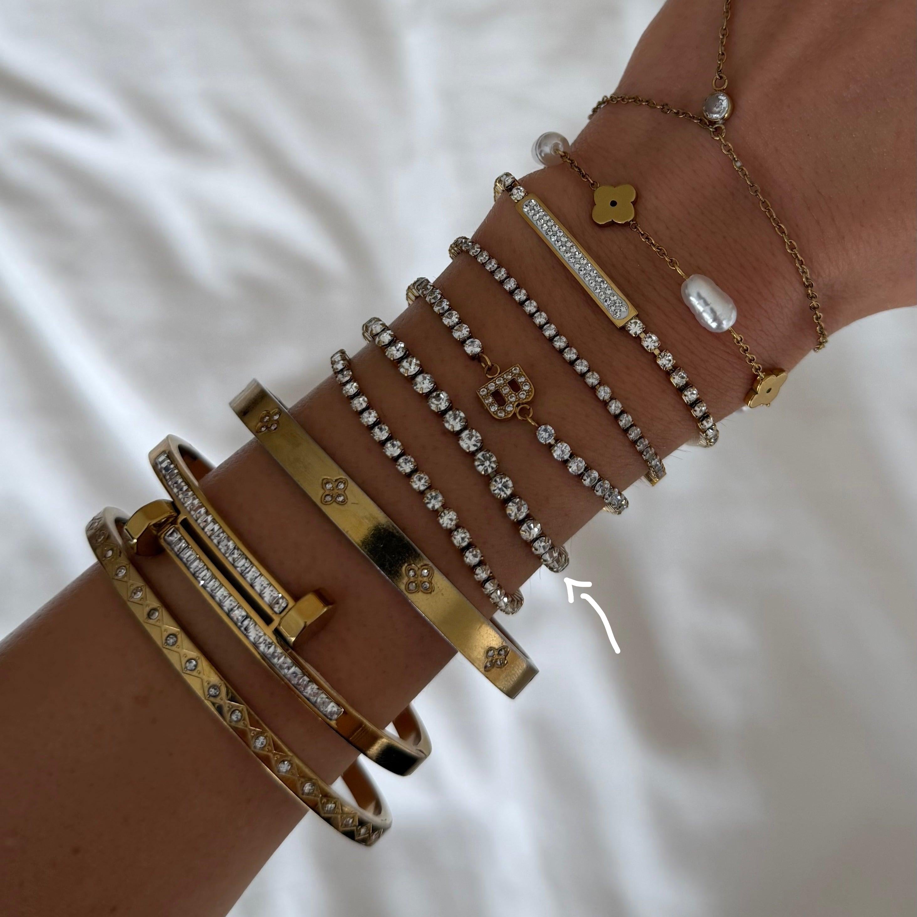 Evry Jewels Starry Night Bangle