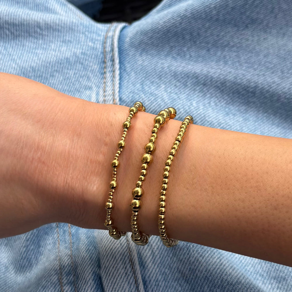 Evry Jewels Always On Beaded 3-Piece Bracelet Set