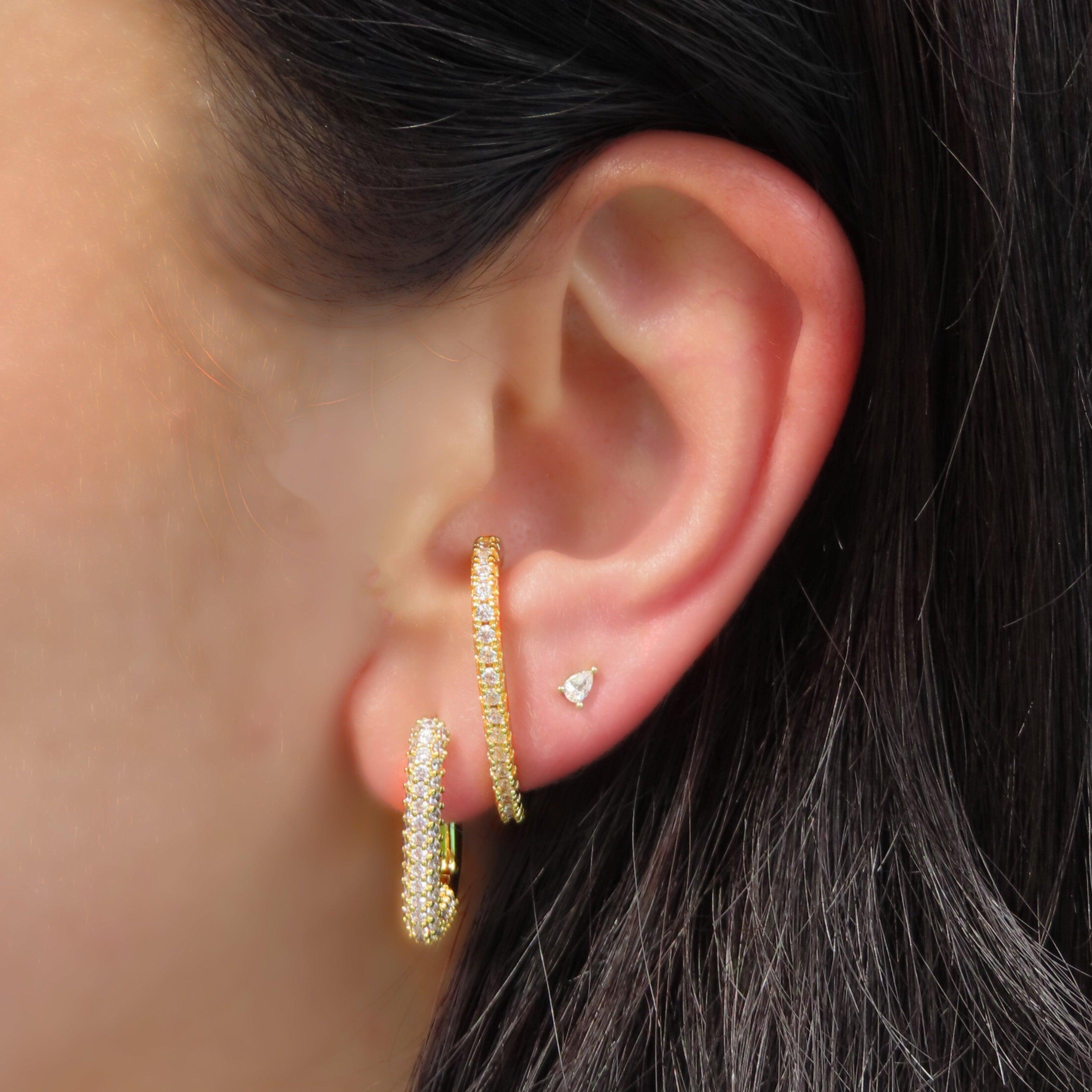 Evry Jewels Industrial Earrings