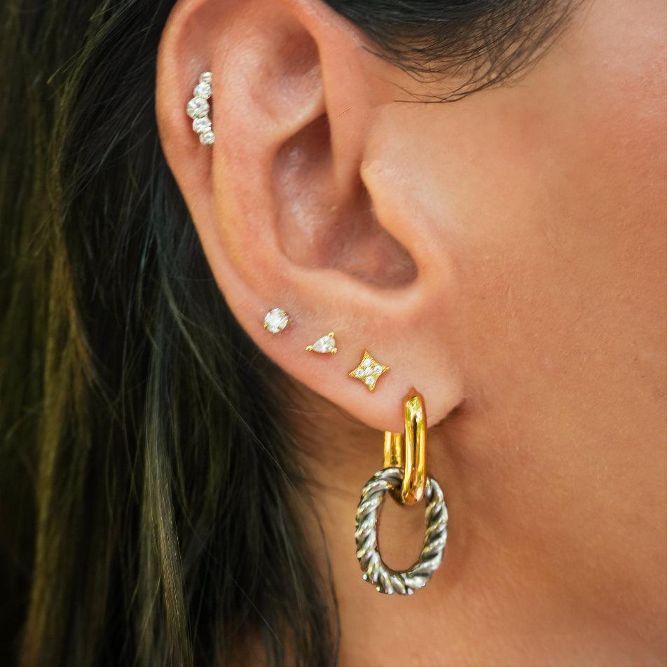 Evry Jewels Intermix Earrings