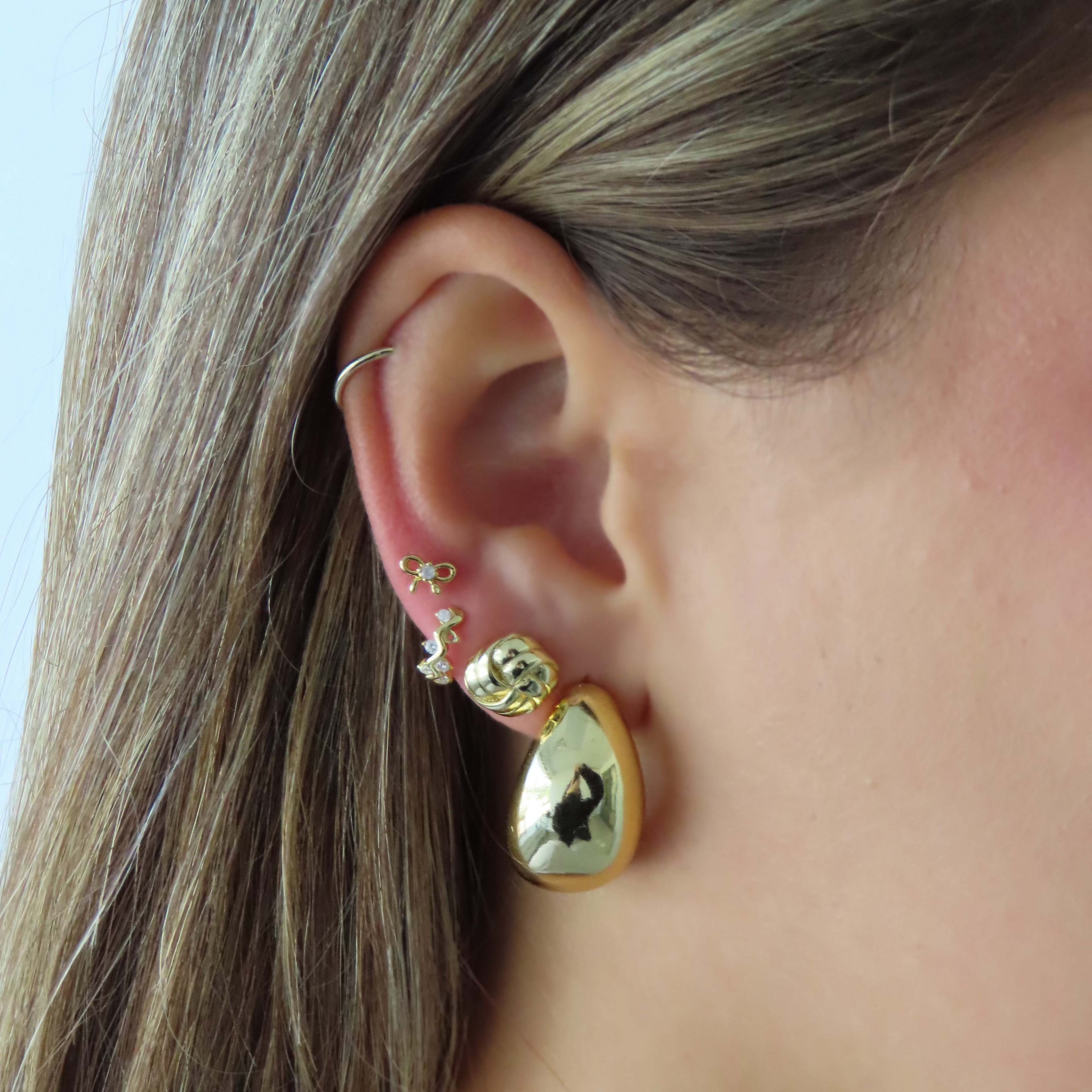 Evry Jewels Knotty Earrings