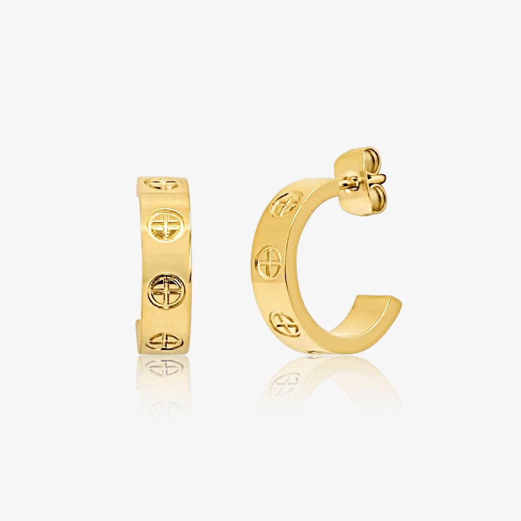 Evry Jewels Linked Babe Earrings
