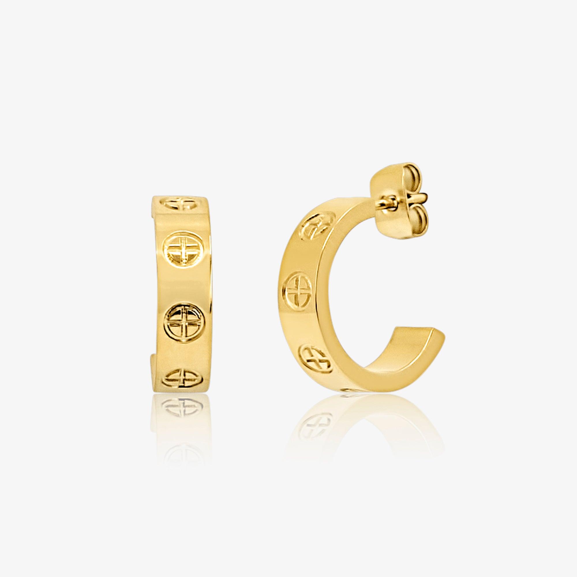 Evry Jewels Linked Babe Earrings