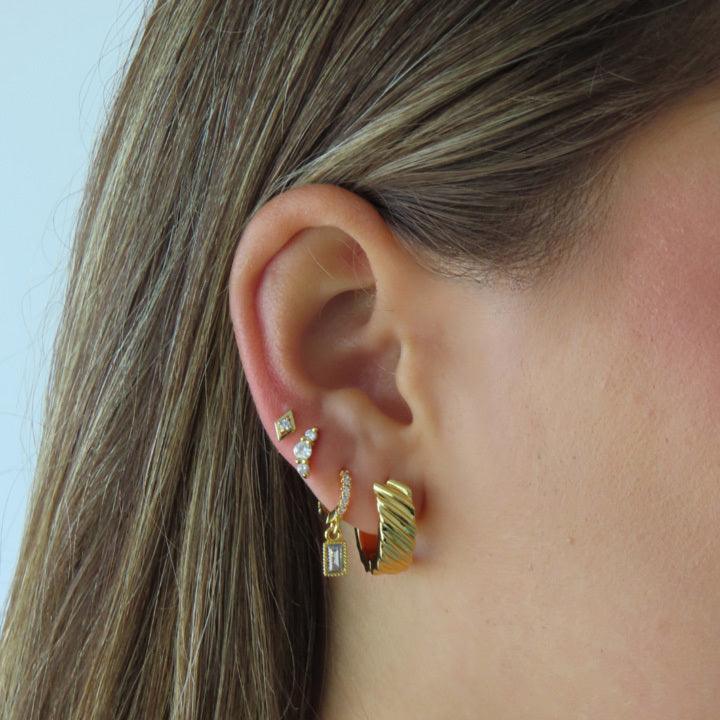 Evry Jewels Lioness Hoops