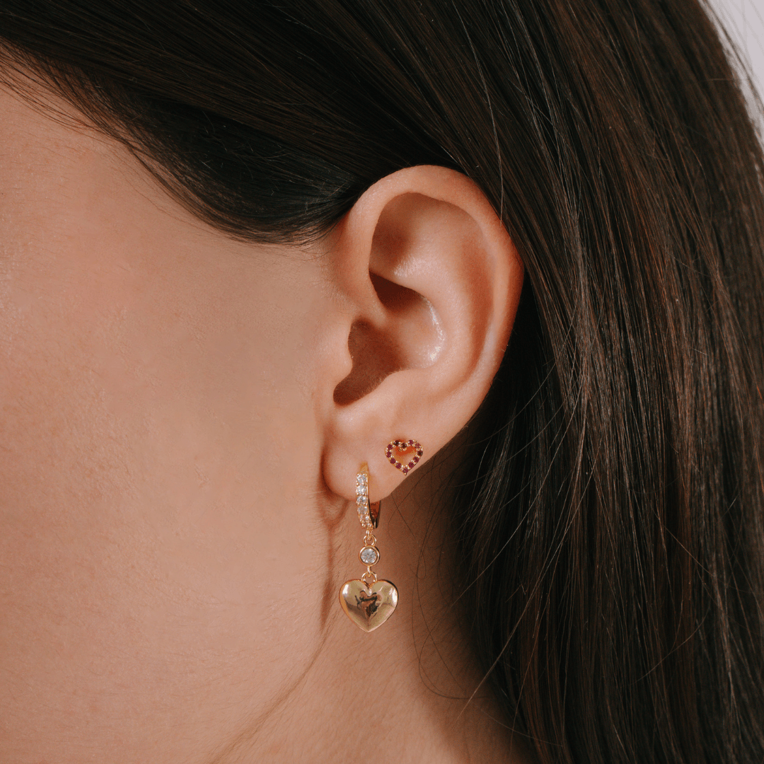 Evry Jewels Love Bug Earrings