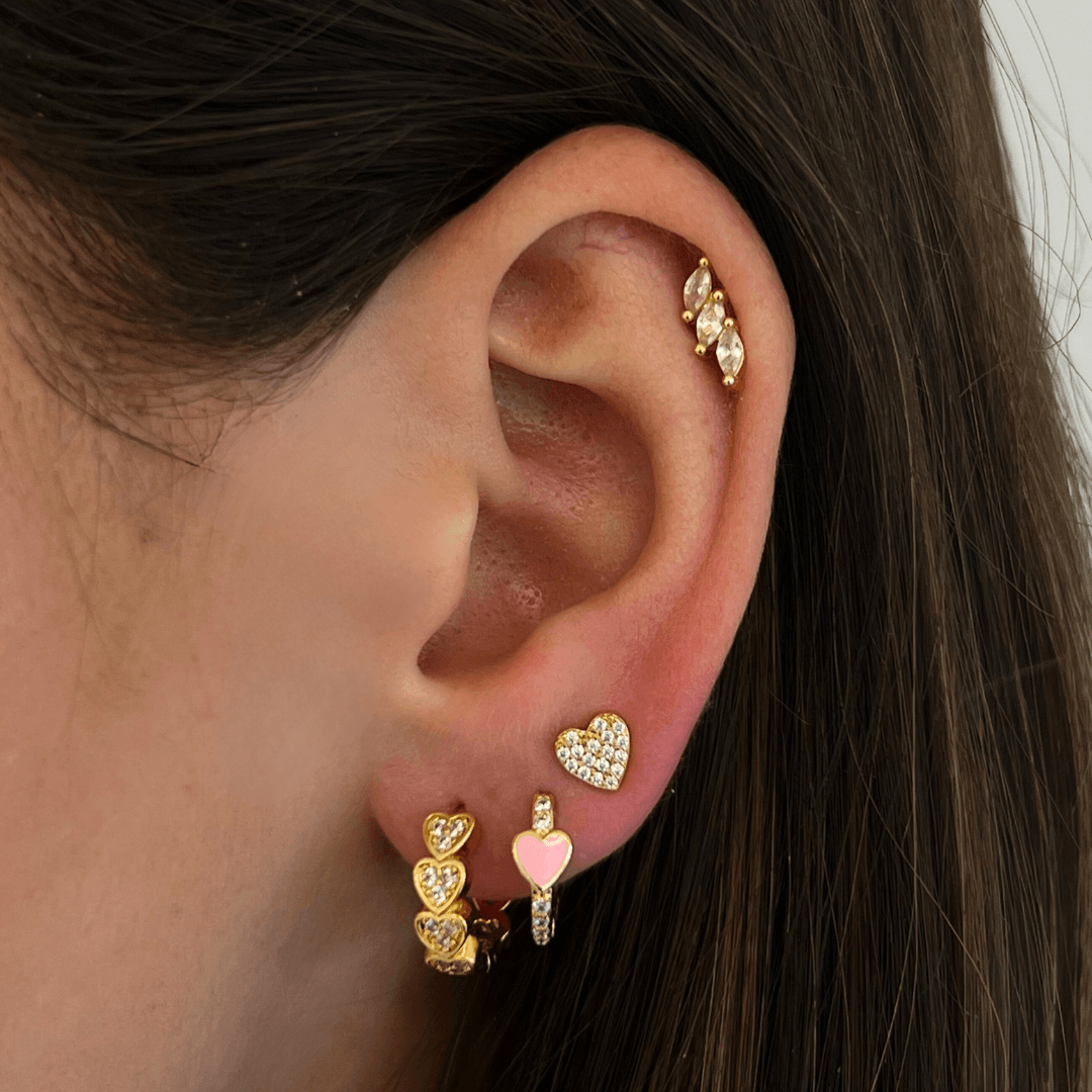 Evry Jewels Love Story Earrings