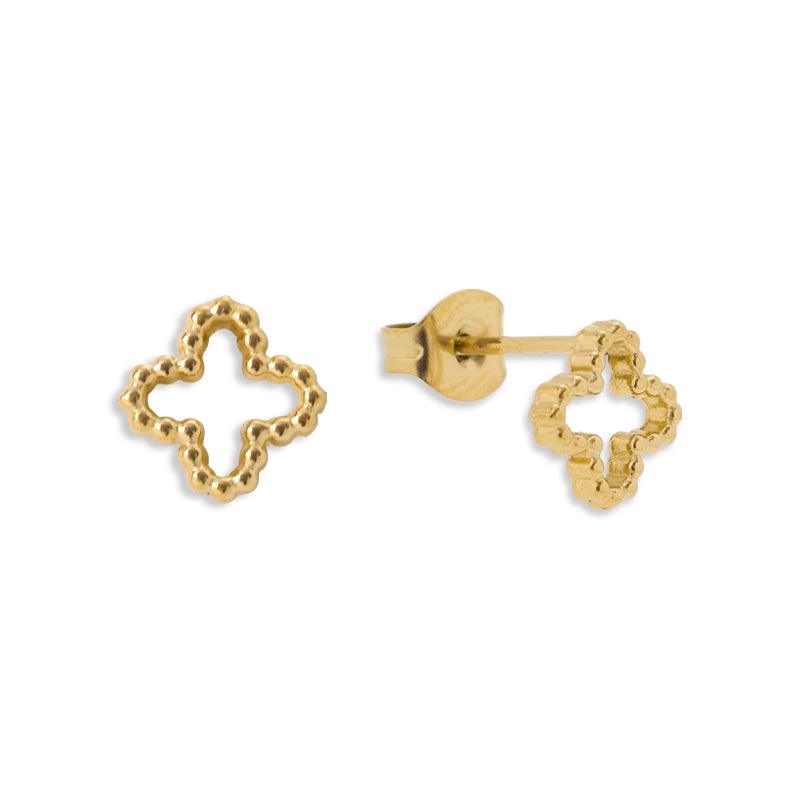 Evry Jewels Lucky Flower Earrings